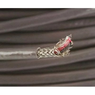 Alpha Wire Alpha Essentials Communication & Control Control Cable 3 Cores 0.81mm² 18 AWG Screened Armoured Grey 2423C SL005
