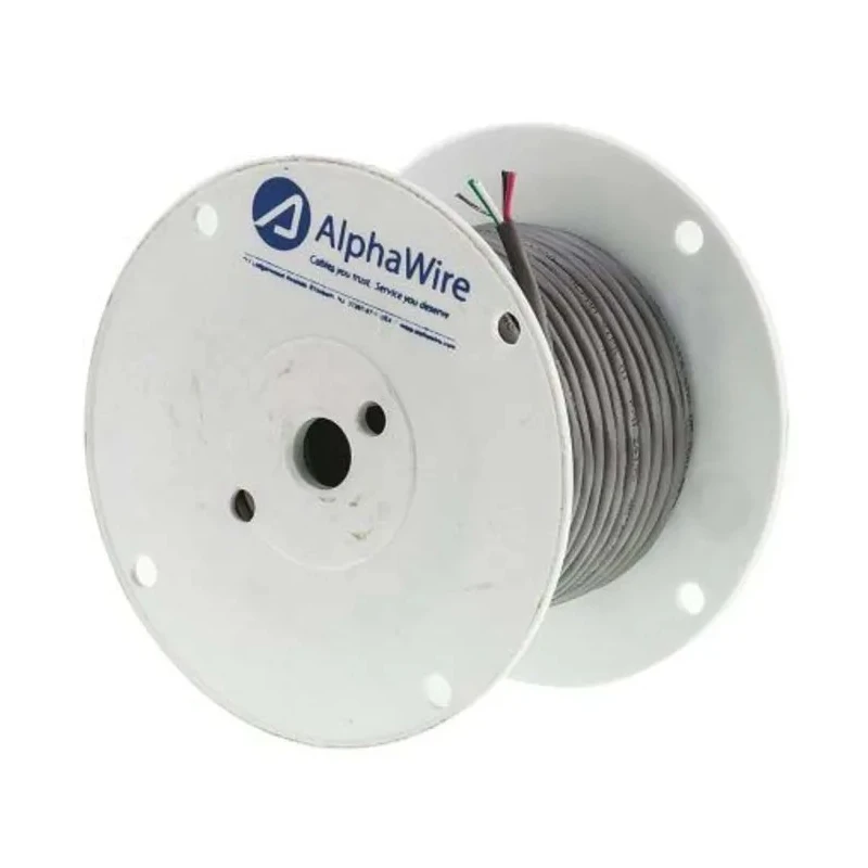 Alpha Wire Alpha Essentials Communication & Control Control Cable 4 Cores 0.56mm² 20 AWG Screened Armoured 30 m 2414C SL005