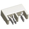TE Connectivity Hermaphroditic Female Connector Housing 3 mm Pitch 2 Way 1 Row Right Angle 1971567-1