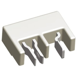 TE Connectivity Hermaphroditic Female Connector Housing 3 mm Pitch 2 Way 1 Row Right Angle 1971567-1