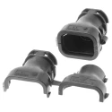 TE Connectivity HDSCS Automotive Connector Backshell Cap Black 21.6mm x 33.5mm 1670364-1