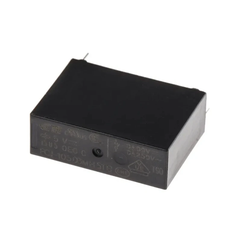 TE Connectivity Miniature PCB Power Relay, 5V DC Coil, 3A Switching Current, SPST, Through Hole, Silver PCJ-105D3MH,301