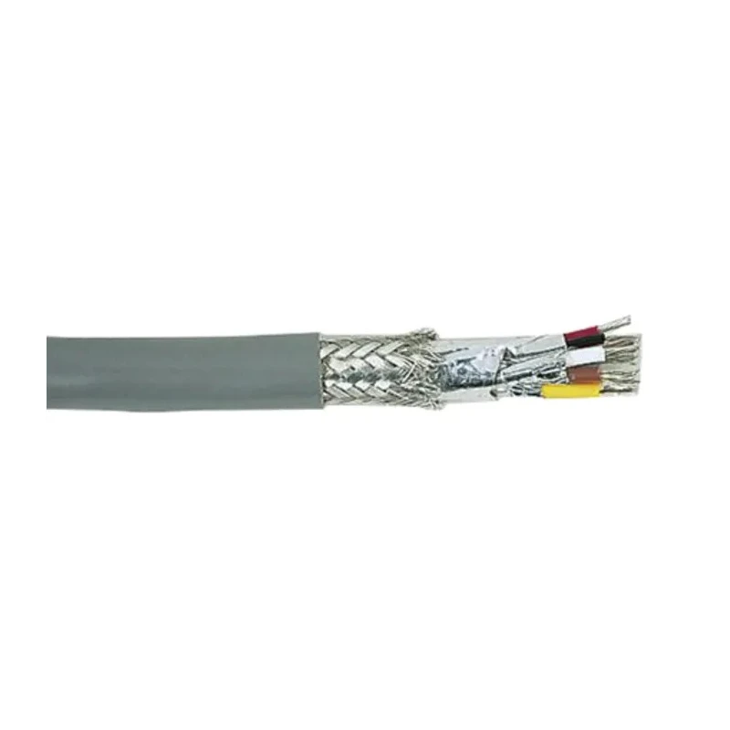 Alpha Wire Alpha Essentials Shielded Screened PVC Cat5 Ethernet Cable Grey 100 m 300V 7 Strands 36AWG 