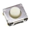 Panasonic White Tactile Switch Push Plate 3.1 mm SPST 20mA 15 V dc Surface EVQQ2P03W