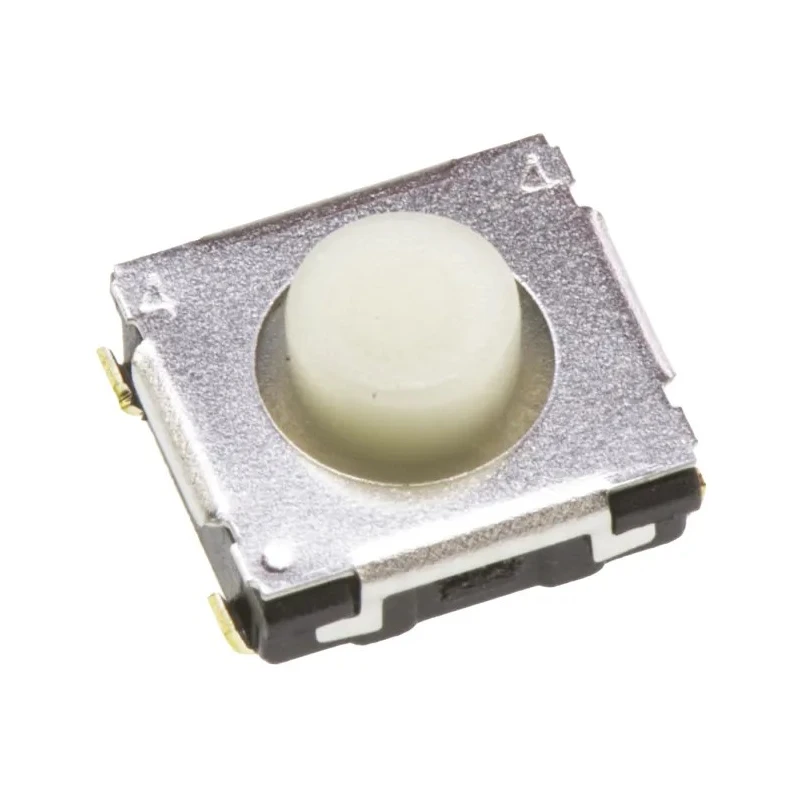 Panasonic White Tactile Switch Push Plate 3.1 mm SPST 20mA 15 V dc Surface EVQQ2P03W