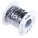 Alpha Wire Hookup Wire PVC Series Black Harsh Environment Wire 7 x 0.25 mm, Polyvinyl Chloride, 30 m, 105°C 3051 BK005