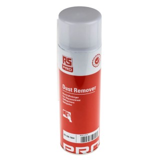 RS PRO RS Dust Remover Air Duster, 400 ml 168-1644, Aerosol Compressed Gas, Non-Flammable, United Kingdom