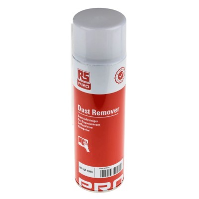RS PRO RS Dust Remover Air Duster, 400 ml 168-1644, Aerosol Compressed Gas, Non-Flammable, United Kingdom
