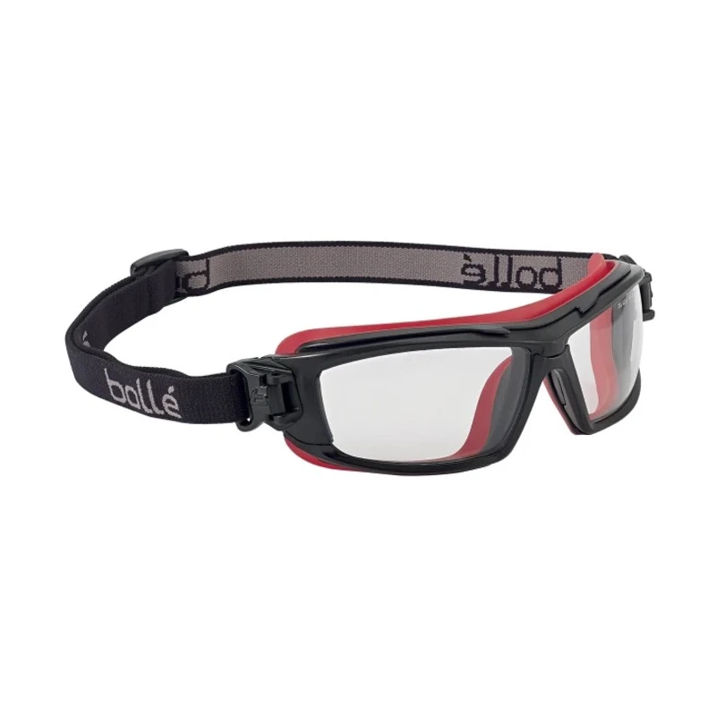 Bolle Safety ULTIM8 Anti-Fog Coating, Anti-Scratch Safety Goggles with Clear Lenses ULTIM8