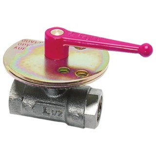 Legris Nickel Plated Brass Threaded BSPP Threaded Ball Valve 1/2 in BSPP 80°C 0437 13 21