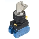 Idec IP65 Key Switch DPST 3-Way Spring Return Screw Terminal Straight-Key 