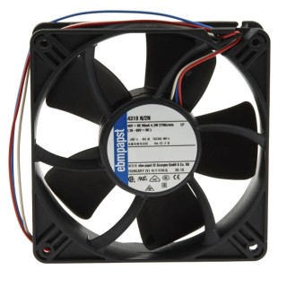 ebm-papst 4300 N - S-Panther Series Square DC Axial Fan 48V dc 4W 2700rpm IP68 Hungary 