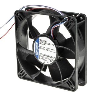 ebm-papst 4300 N - S-Panther Series Square Plastic Frame Axial Fan 24V DC 4W 0.12A 187m³/h IP20 119mm 32mm 32mm IP20