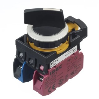 Idec Lever Selector Switch SPDT 22 mm Cutout Diameter 2 Positions CW4S-2LE11