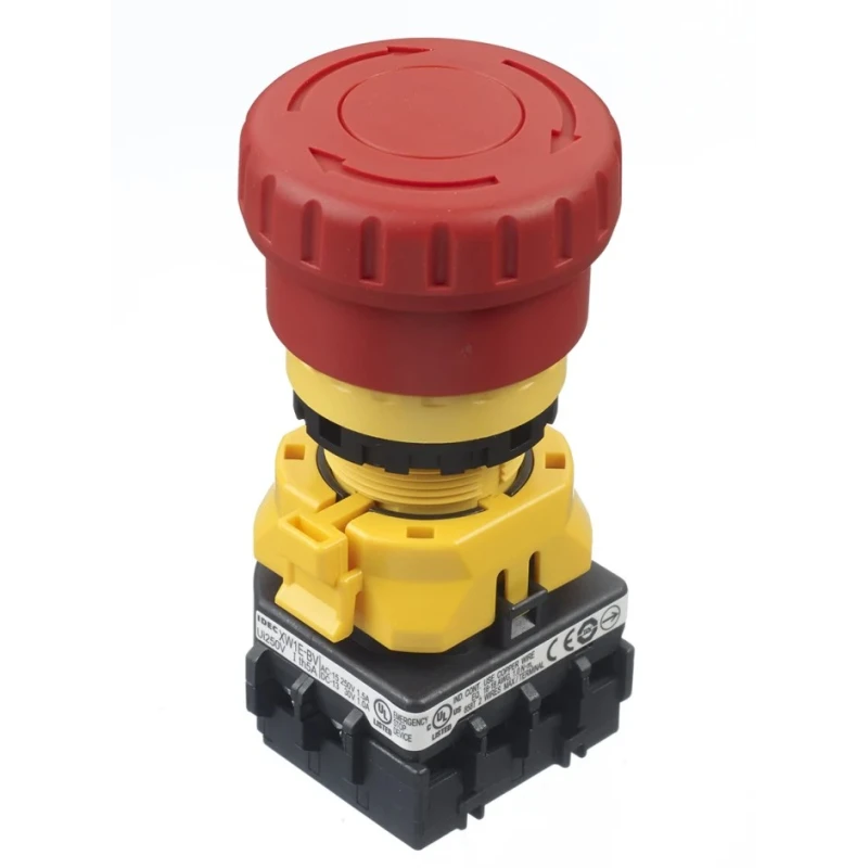Idec XW Series Contact Block with Red LED Light, 2 Normally Closed Contacts, Screw Terminal, 10A Current Rating XW1E-BV402MFR