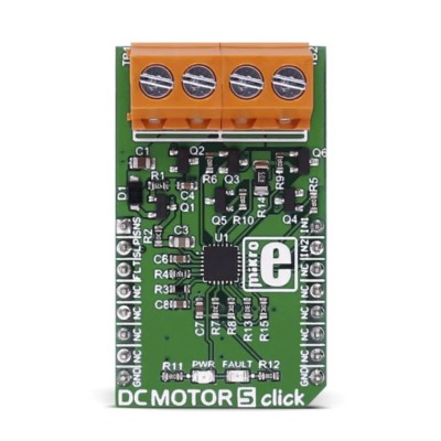 MikroElektronika Development Kit DC Motor 5 Click with DRV8701 Motor Driver MIKROE-2699