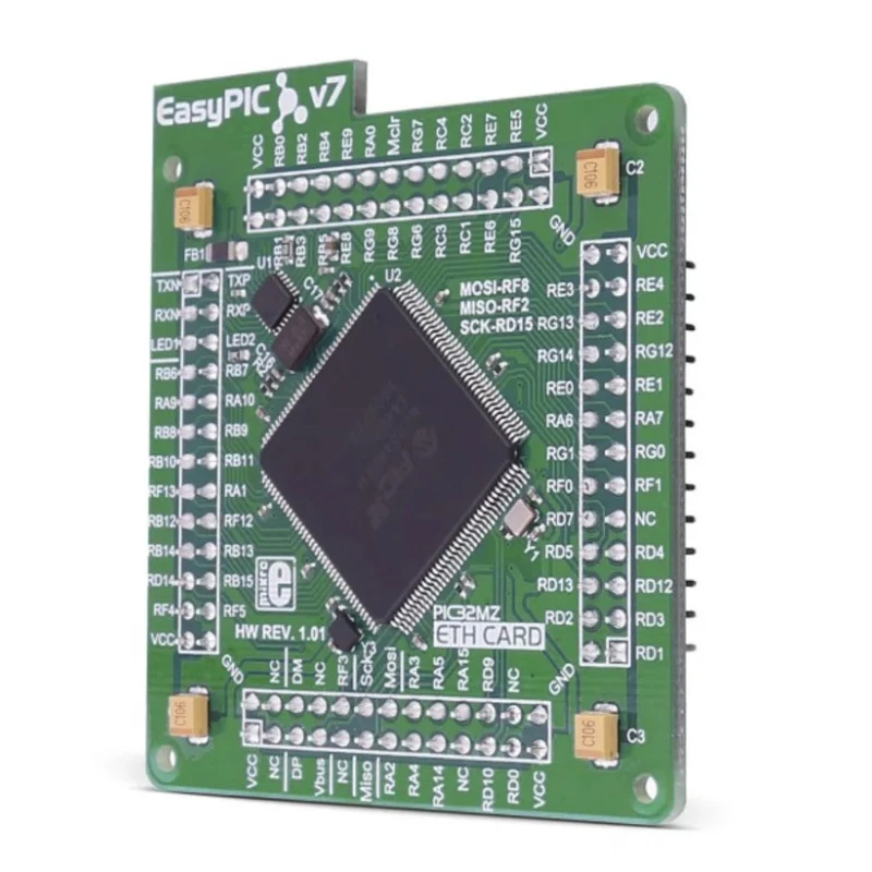 MikroElektronika Microcontroller Development Tool EasyPIC FUSION v7 ETH MCUcard MIKROE-2714