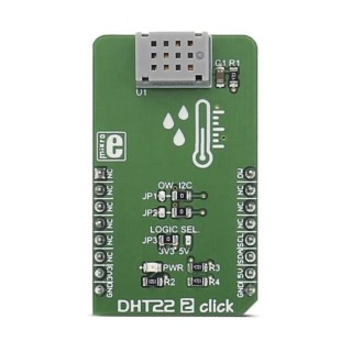 MikroElektronika Sensor Development Tool DHT22 2 Click, CM2322 Sensor, Temperature and Humidity Measurement DHT22