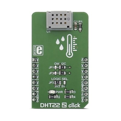 MikroElektronika Sensor Development Tool DHT22 2 Click, CM2322 Sensor, Temperature and Humidity Measurement DHT22
