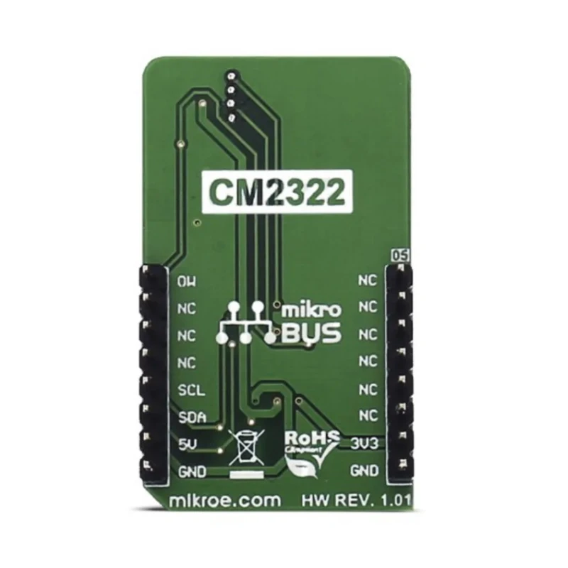 MikroElektronika Sensor Development Tool DHT22 2 Click, CM2322 Sensor, Temperature and Humidity Measurement DHT22