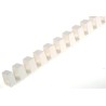 HellermannTyton HTC White Flexible Slot Cable Trunking W9mm x D11mm x L500mm Plastic
