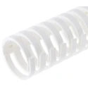 HellermannTyton Cable Trunking Heladuct Flex White Flexible Slot W45mm x D48mm x L500mm 164-41108 HelaDuct Flex40SK-PP-WH