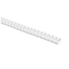 HellermannTyton HTC White Flexible Slot Cable Trunking 24mm Width x 20mm Depth x 500mm Length Plastic 164-21108 W24mm