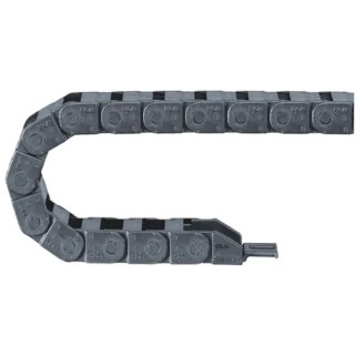 Igus Black Cable Trunking E-Chain, Width 27mm x Depth 10.5mm x Length 1m, Minimum Bend Radius 38mm, Material Igumid G W27mm