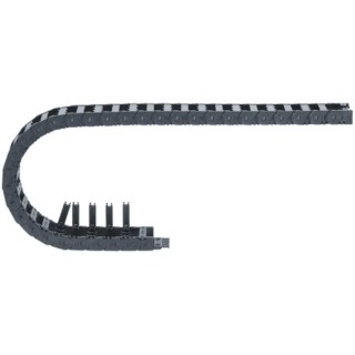 Igus Black Cable Trunking with Width 63.5mm x Depth 28mm, Length 1m, Minimum Bend Radius 100mm, Igumid G 1400.050.100.0