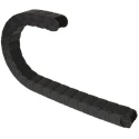 Igus Black Cable Trunking W118mm x D64mm, Length 1m, 150mm Minimum Bend Radius, Igumid G Material W118mm