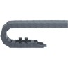 Igus Black Cable Trunking e-chain, Width 26mm x Depth 23mm x Length 1m, Minimum Bend Radius 100mm, Flame Retardant W26mm