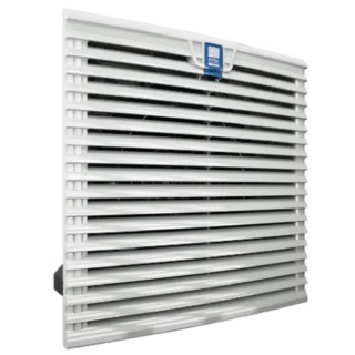 Rittal SK Series Square Filter Fan 230V AC, 71-89W Power, 548 m³/h Filtered, 550 m³/h Unimpeded Airflow 323mm x 323mm IP54