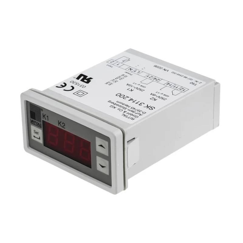 Rittal SK CO Enclosure Thermostat 6 A 230 V AC 24 V DC IP54 5 to 55 °C 3114200