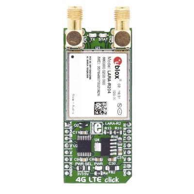 MikroElektronika 4G LTE-NA Click Communication & Wireless Development Tool Development Board MIKROE-2535