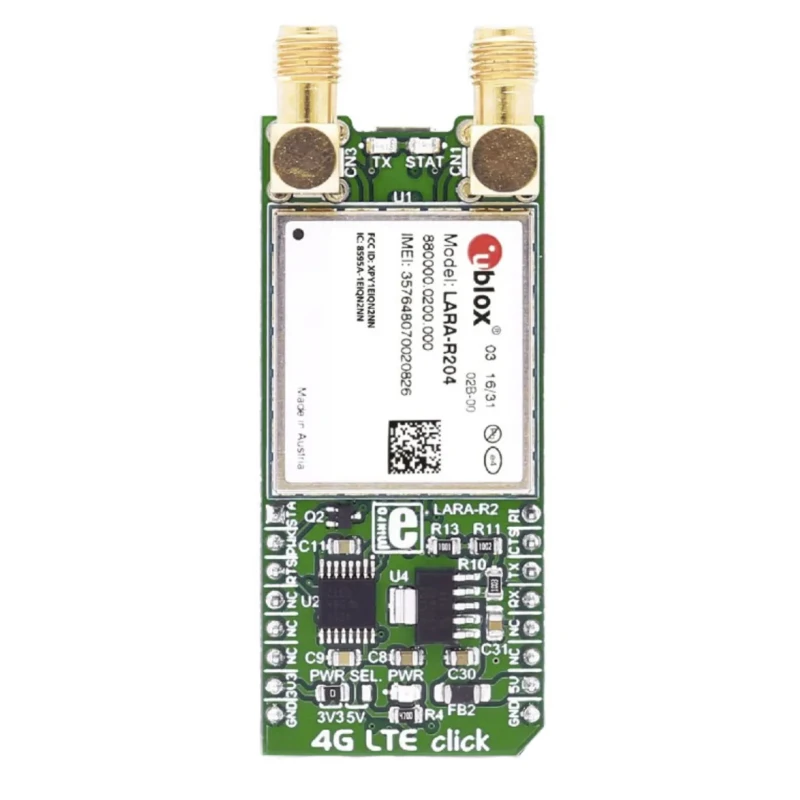 MikroElektronika 4G LTE-NA Click Communication & Wireless Development Tool Development Board MIKROE-2535