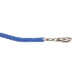 Alpha Wire Hookup Wire PVC Series Blue 16 AWG, 26 x 0.25 mm Strands, 305 m Length, 300 V, Flame Retardant PVC 3057 BL001