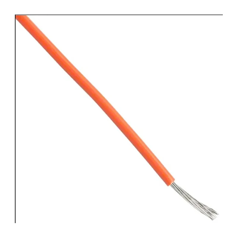Alpha Wire Hook Up Wire PVC Series Orange, 16 AWG, 26x0.25 mm Strands, 305 m Length, Copper Conductor, Flame 3057 OR001