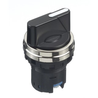 Idec HW Series 3 Position Selector Switch Head 22 mm Cutout White IP20 HW1S-31T