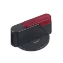 Idec HW Series Illuminated Selector Switch Head 22 mm Cutout, White Illumination, Red Handle, IP20 HW9Z-FDY-R