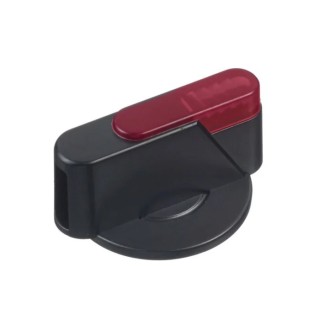 Idec HW Series Illuminated Selector Switch Head 22 mm Cutout, White Illumination, Red Handle, IP20 HW9Z-FDY-R