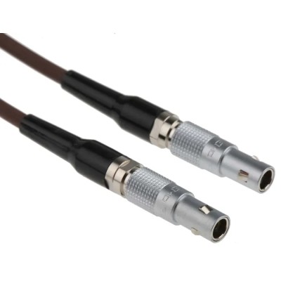 LEMO 00 S Series 50 Ω Coaxial Cable Male LEMO to Male, 2 m MSB.00.250.LTE200