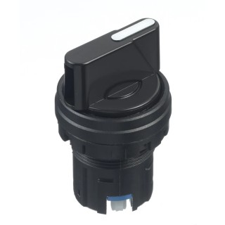 Idec HW Series 2 Position Selector Switch Head 22 mm Cutout White IP20 HW1S-21T