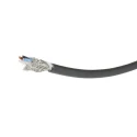 Omron 8 Way Threaded to 4 Way Unterminated Sensor Actuator Cable 24V IP65 Y92E-M12PURSH4S2M-L