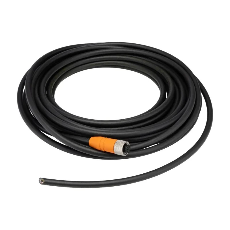 Omron Female 8 way Straight to 8 way Unterminated Sensor Actuator Cable 10 meters Y92E-M12PURSH8S10M-L