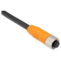 Omron Female 8 way Straight to 8 way Unterminated Sensor Actuator Cable 10 meters Y92E-M12PURSH8S10M-L