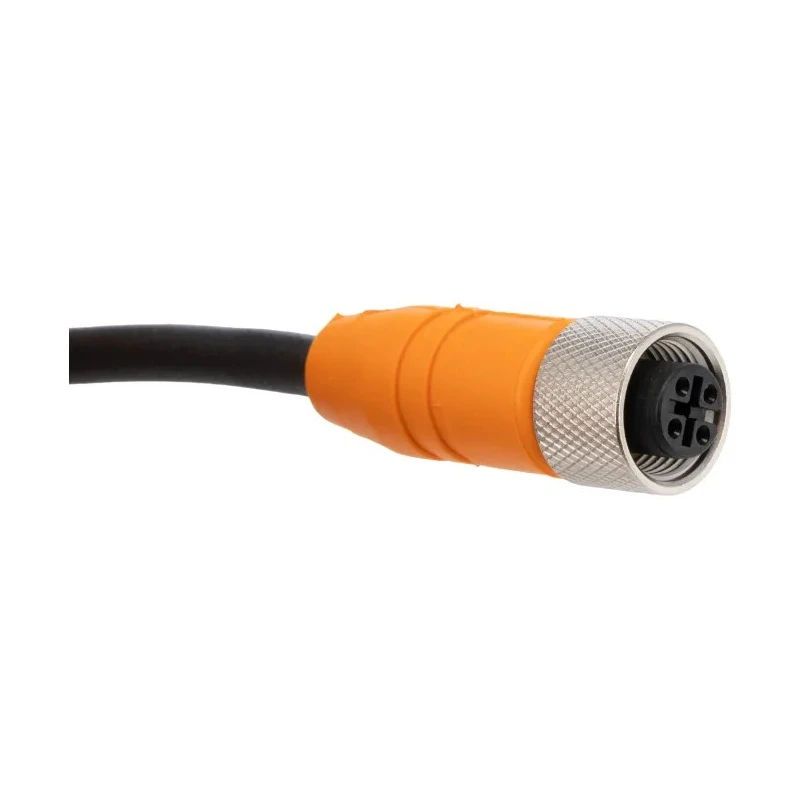 Omron Sensor Actuator Cable 8 Contacts Threaded to 4 Contacts Unterminated 240V DC Orange Jacket Y92E-M12PURSH4S5M-L
