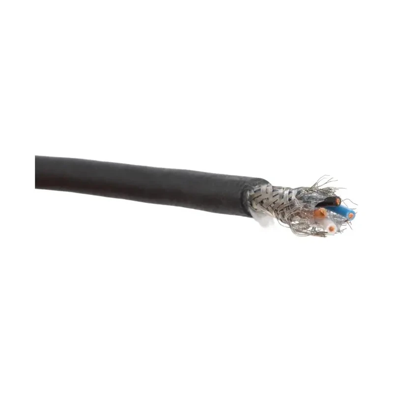 Omron Sensor Actuator Cable 8 Contacts Threaded to 4 Contacts Unterminated 240V DC Orange Jacket Y92E-M12PURSH4S5M-L