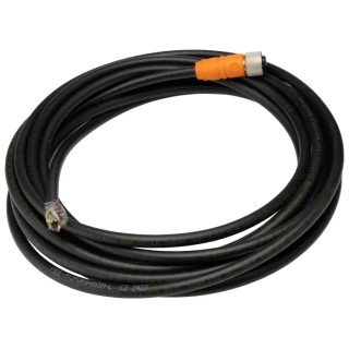 Omron Sensor Actuator Cable M12 Male/Female 8 Contacts Threaded to Male 8 Contacts Unterminated 30V IP67 Y92E-M12PURSH8S5M-L