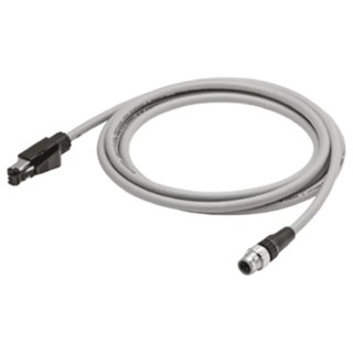 Omron Sensor Actuator Cable 24V DC IP65 18 Contacts A, 4 Contacts B, 12 Pin M4 Connector OS32C-ECBL-05M