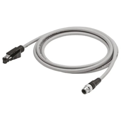 Omron Sensor Actuator Cable 24V DC IP65 18 Contacts A, 4 Contacts B, 12 Pin M4 Connector OS32C-ECBL-05M